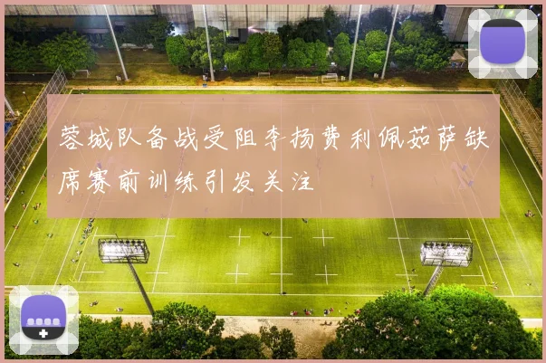 蓉城队备战受阻李扬费利佩茹萨缺席赛前训练引发关注